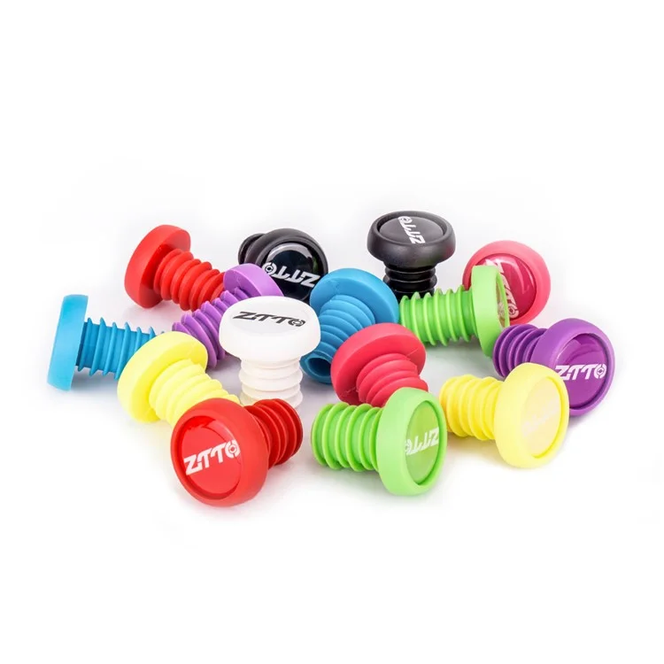 ZTTO 22.2mm Tampas de Guidão de Bicicleta Plugs de Borracha para MTB e Estrada - Azul