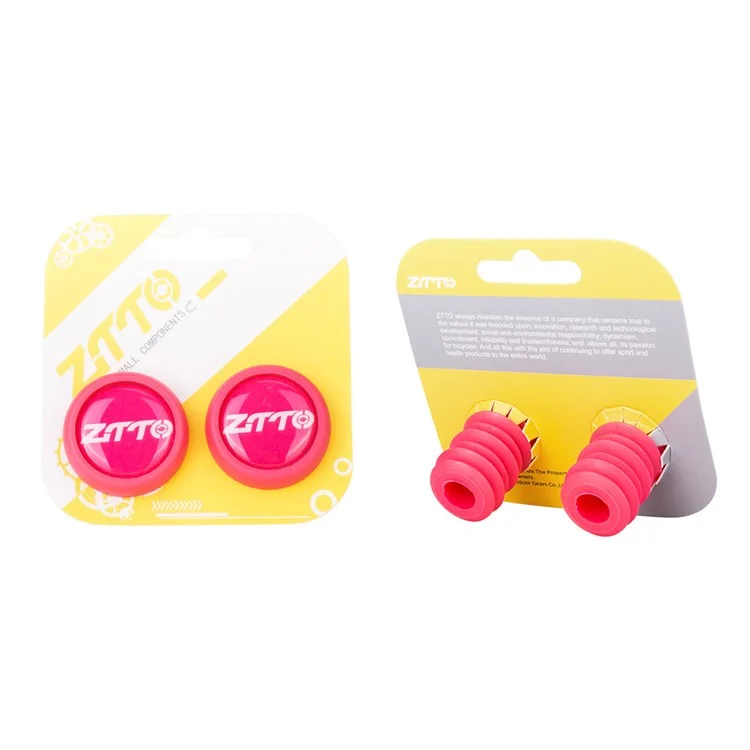 ZTTO 22.2mm Tampas de Guidão de Bicicleta Plugs de Borracha para MTB e Estrada - Azul
