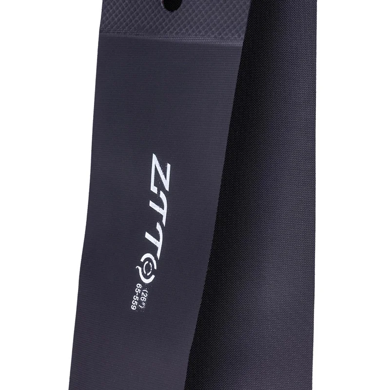 ZTTO 26'' Bicycle Rim Strip 65mm Width Bicycle Inner Tube Pad Rim Liner Protection Pad Puncture Proof Belt - Black