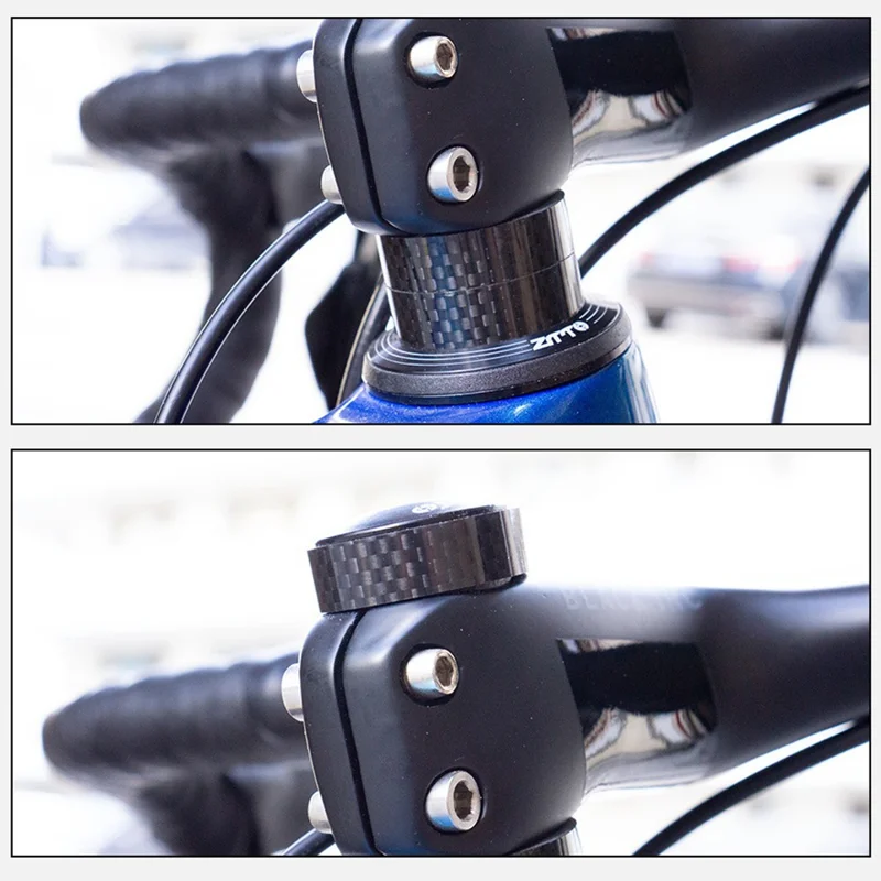 ZTTO 28.6mm Bicycle Headset Spacer Carbon Fiber Gasket Bike Front Fork Spare Parts - 2mm