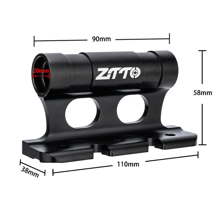 ZTTO Aluminum Alloy Bicycle Rack Mount Kit Front Fork Mount Bracket Rear Wheel Holder Set
