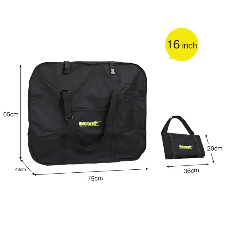 RHINOWALK RF161 Storage Bag for 14 Inch / 16 Inch Folding Bike Portable Handbag