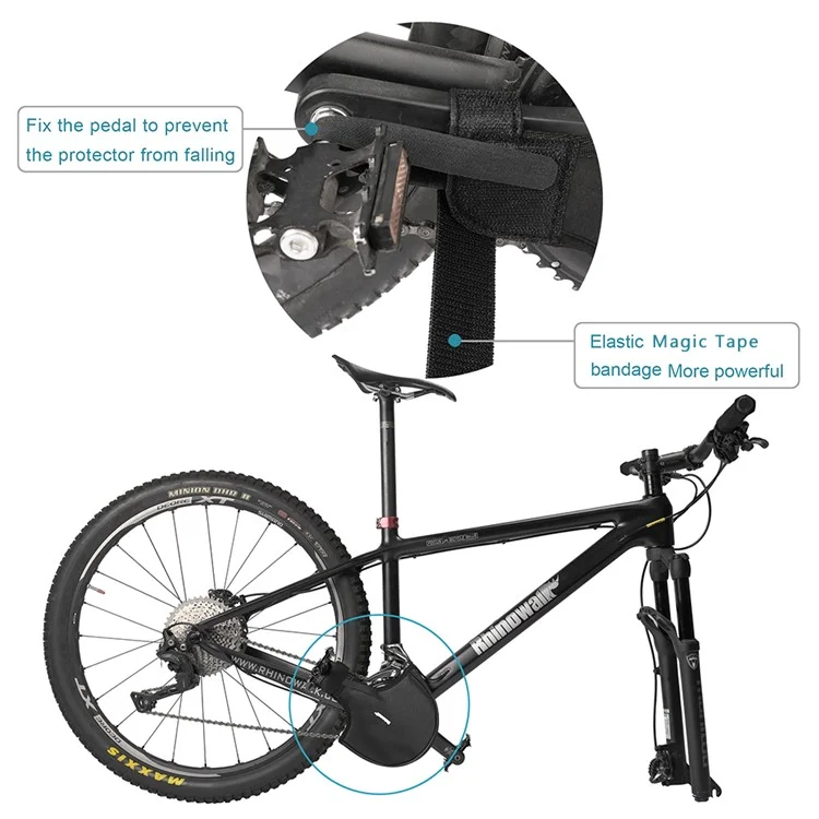 RHINOWALK RM264 Защита цепного колеса велосипеда MTB Road Bike Polyester Anti-scratch Cover