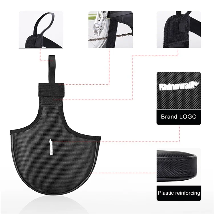 RHINOWALK RM264 Защита цепного колеса велосипеда MTB Road Bike Polyester Anti-scratch Cover