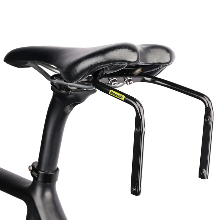 Support de selle en alliage d'aluminium RHINOWALK pour sac de selle Stabilisateur anti-secousse