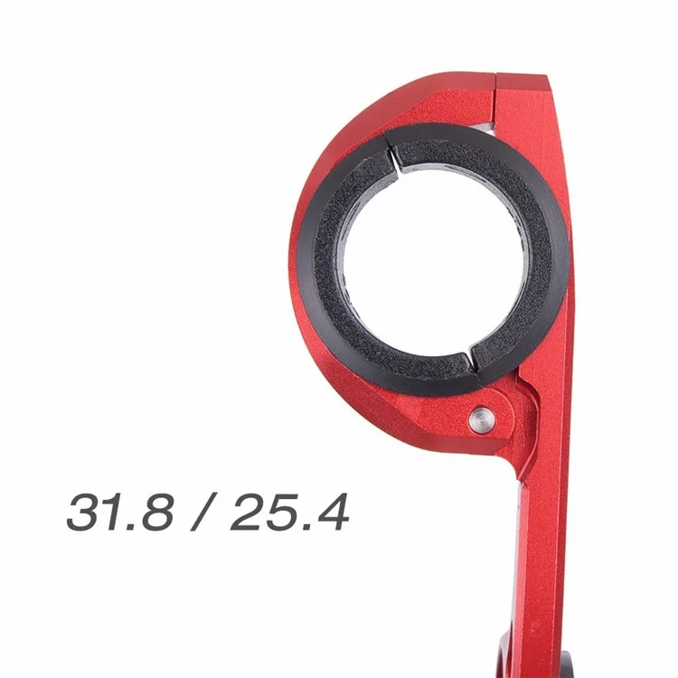 ZTTO 082 Aluminiumlegierung Fahrrad-Computer-Halterung Fahrrad-Computer-Halter Erweiterter Halter - Rot