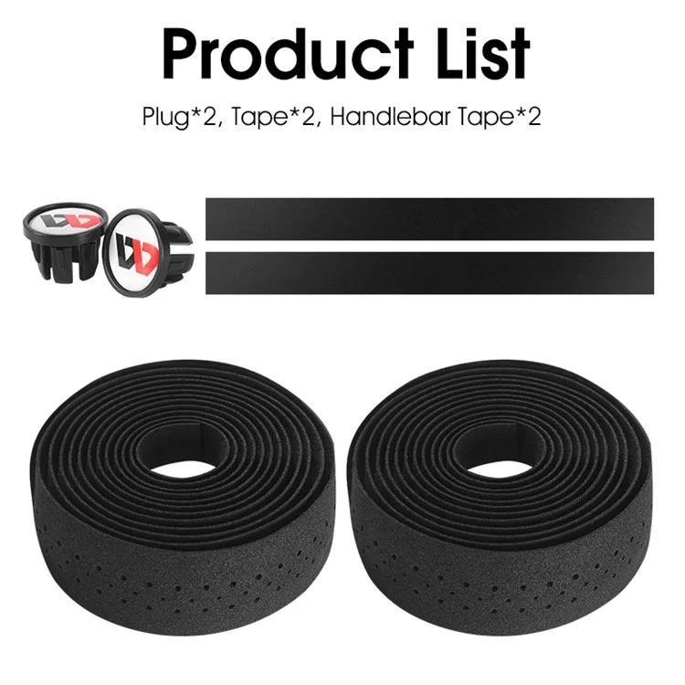 WEST BIKING YP0804062 Anti-Skid Bike Handlebar Wrap Strap Elastic EVA Handlebar Tape