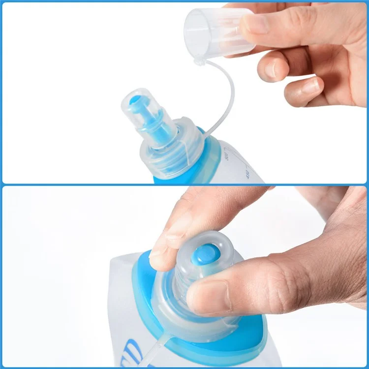 NEWBOLER BOT003 1Pc 500ml Outdoor Collapsible Water Bottle Flexible Water Bag (BPA Free, No FDA)