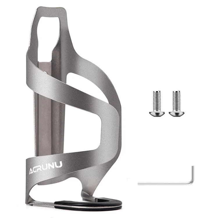 ACRUNU Aluminio Aluminio Aleado Road Botella de Agua Botella de Agua Ciclismo Soporte - Titanio