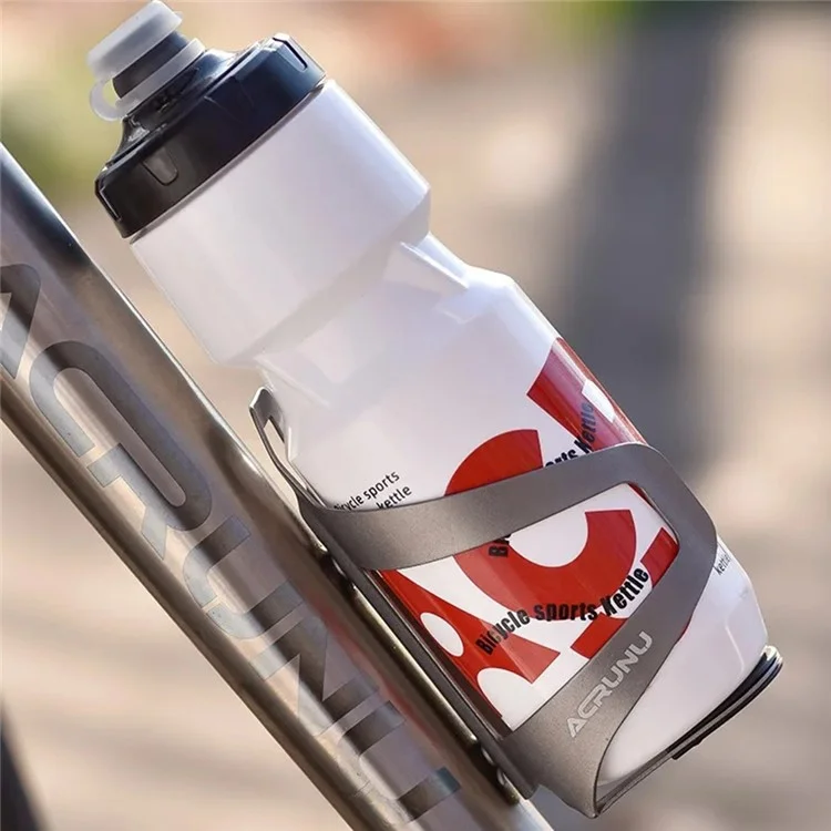 ACRUNU Aluminio Aluminio Aleado Road Botella de Agua Botella de Agua Ciclismo Soporte - Titanio