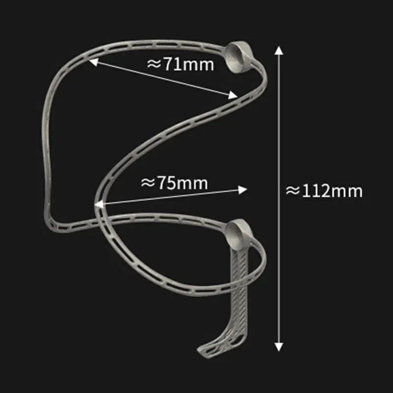 GUB T30 Support de Bouteille en Alliage de Titane pour Vélo - Porte-Bidon Ultra-Léger Imprimé en 3D