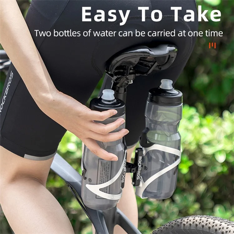 ROCKBROS KS-415 Алюминиевый сплав MTB Road Bike Bottle Mount Adapter Double Side Water Bottle Cage Holder Adapter
