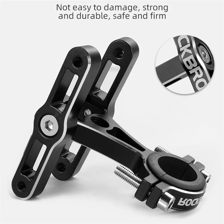 ROCKBROS KS-415 Алюминиевый сплав MTB Road Bike Bottle Mount Adapter Double Side Water Bottle Cage Holder Adapter