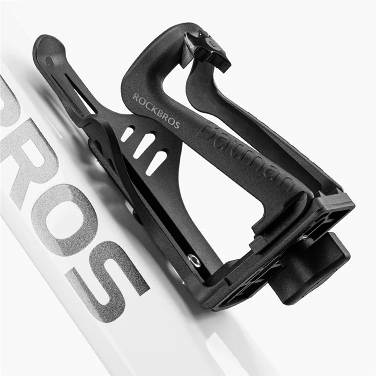 ROCKBROS 1D Portabotellas de Bicicleta Ajustable Ancho Soporte Botella de Ciclismo Nylon