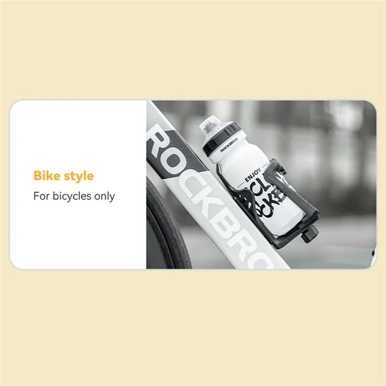 ROCKBROS 1D Portabotellas de Bicicleta Ajustable Ancho Soporte Botella de Ciclismo Nylon