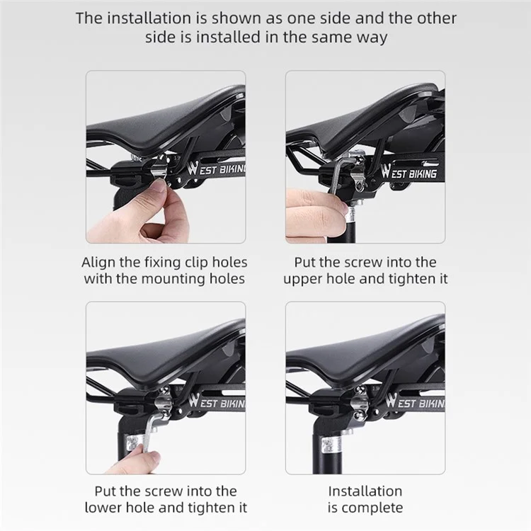 WEST BIKING YP0719305 Portaborraccia multifunzione per bicicletta Adattatore per montaggio su sella Porta borraccia con angolo regolabile