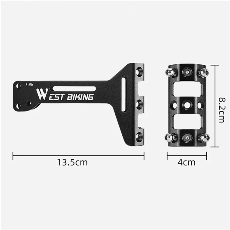 WEST BIKING YP0719305 Portaborraccia multifunzione per bicicletta Adattatore per montaggio su sella Porta borraccia con angolo regolabile