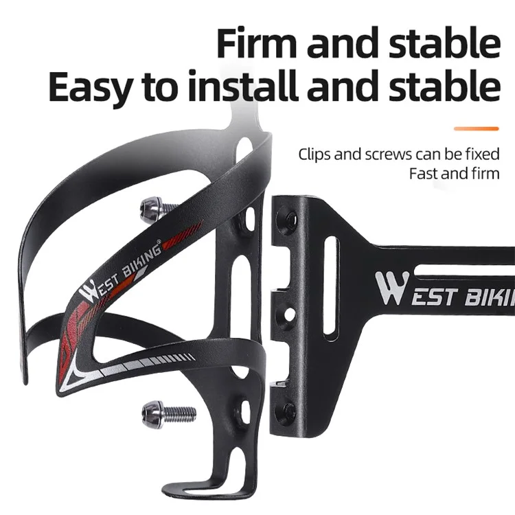 WEST BIKING YP0719305 Portaborraccia multifunzione per bicicletta Adattatore per montaggio su sella Porta borraccia con angolo regolabile
