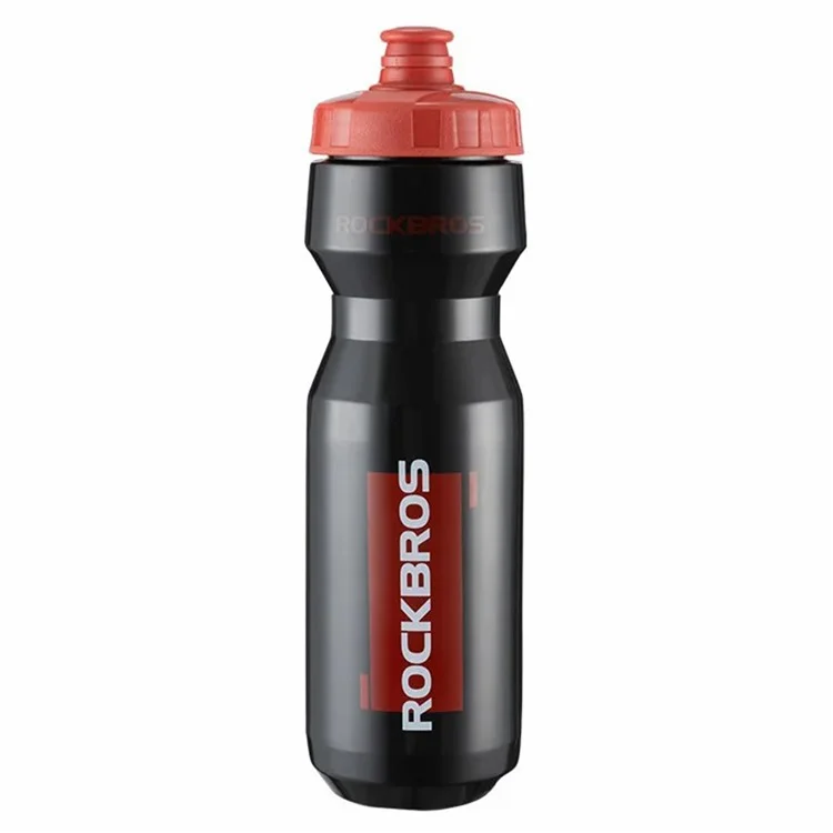 Бутылка для воды ROCKBROS DCBT69TB 750 мл, из PP5, спортивная, с механизмом сжатия (без сертификата FDA, не содержит BPA) - Красная