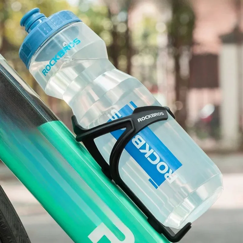 Garrafa de Água Esportiva ROCKBROS DCBT69TB de 750ml em PP5 (Tipo Squeeze, Livre de BPA, Sem Certificação FDA) - Azul