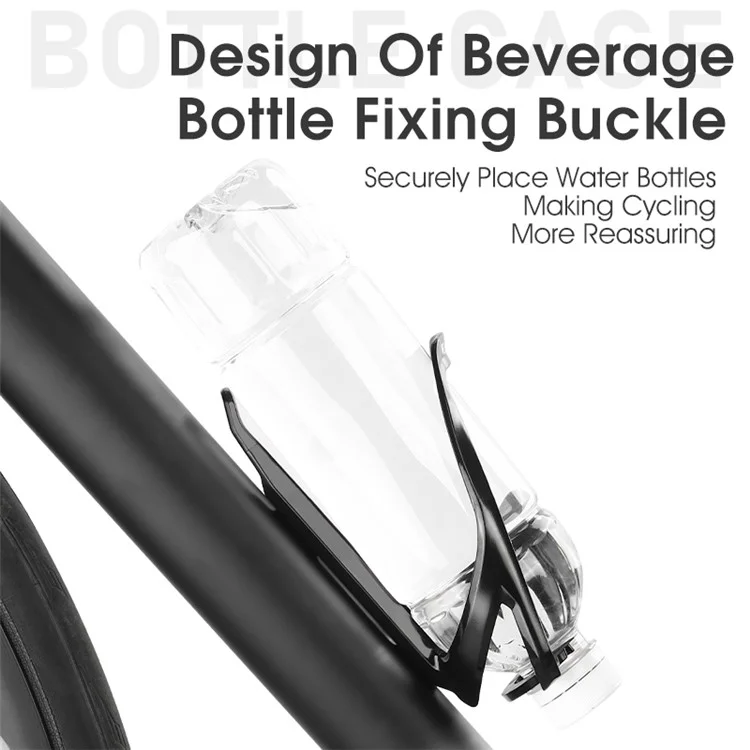 WEST BIKING YP0704043 Bicycle Water Bottle Cage PC+Fiberglass Bike Bottle Mount Bracket - Purple
