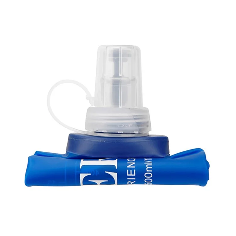 NEWBOLER RUN041 500ML Water Bottle Sports Soft TPU Flask with Straw (BPA-Free, NO FDA Certified)