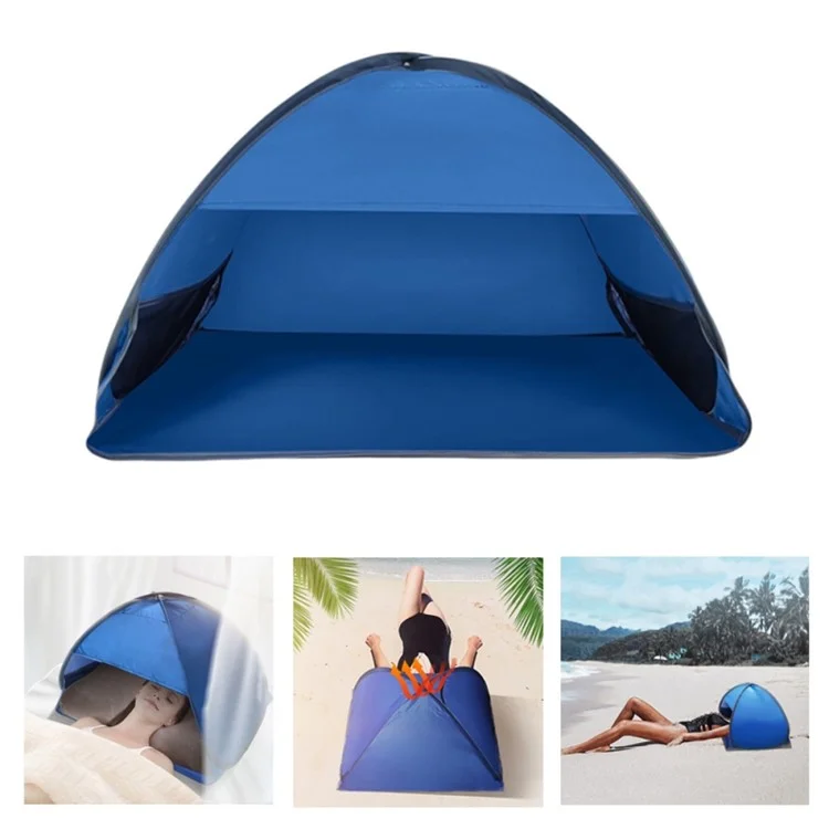Camping Tent Family Beach Tents Big Easy-to-open Waterproof Portable Tent for Four Seasons - L