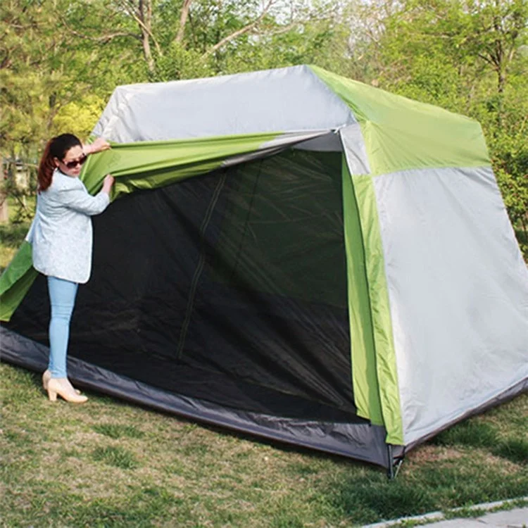 AXZ002 Tente de camping extérieure pour 6-8 personnes, grande capacité, tente de voyage automatique, imperméable