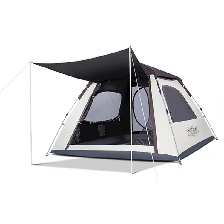 SZXL A04 Tente de Camping Automatique pour 3-4 Personnes Extérieure, Abri Pare-Soleil à Ouverture Rapide