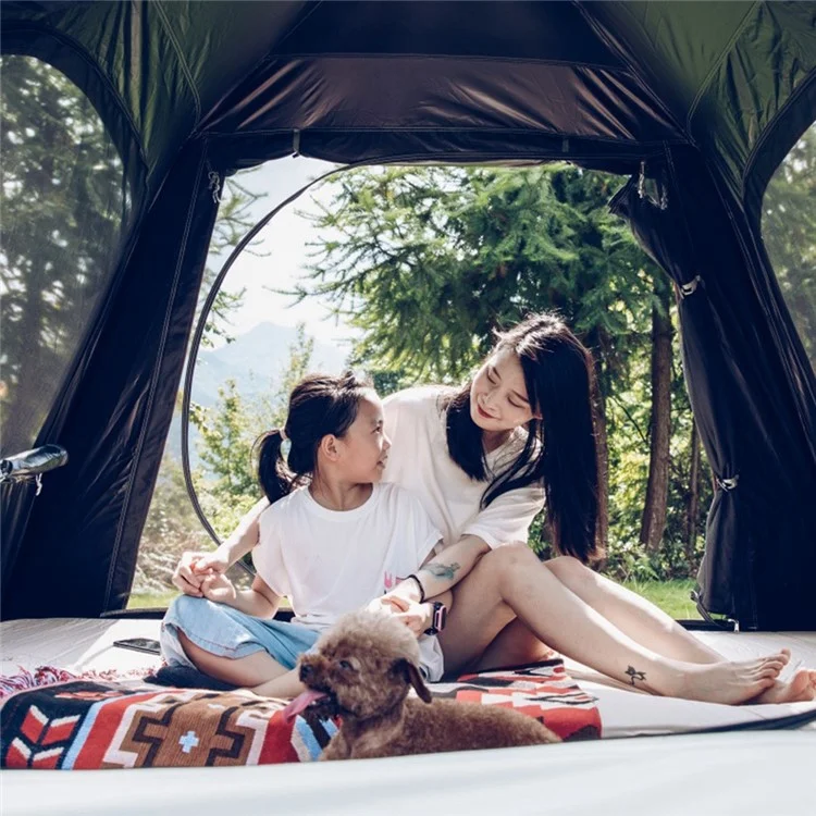 SZXL A04 Tente de Camping Automatique pour 3-4 Personnes Extérieure, Abri Pare-Soleil à Ouverture Rapide