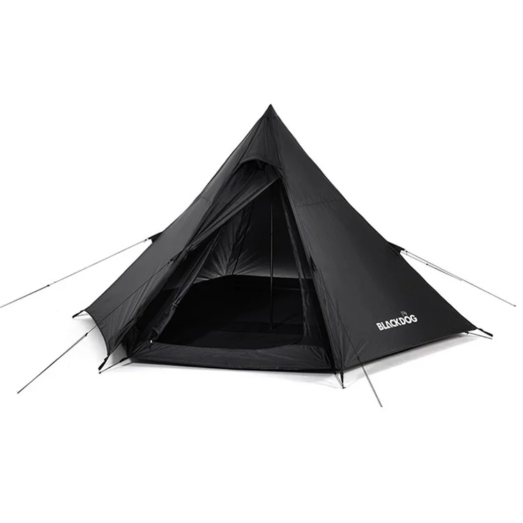 BLACKDOG BD-ZP003 Barraca Piramidal Hexagonal Portátil para Uso Externo, Espaço Grande para Natureza, Caminhada, Acampamento, Jantar, Piquenique, para 3-4 Pessoas