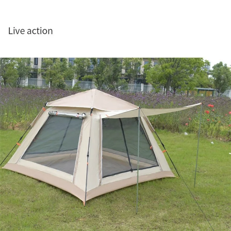 zp-085 Pop Up Tente Imperméable d'extérieur pour 2 personnes Mise en place automatique Abri solaire instantané pour le camping et la randonnée