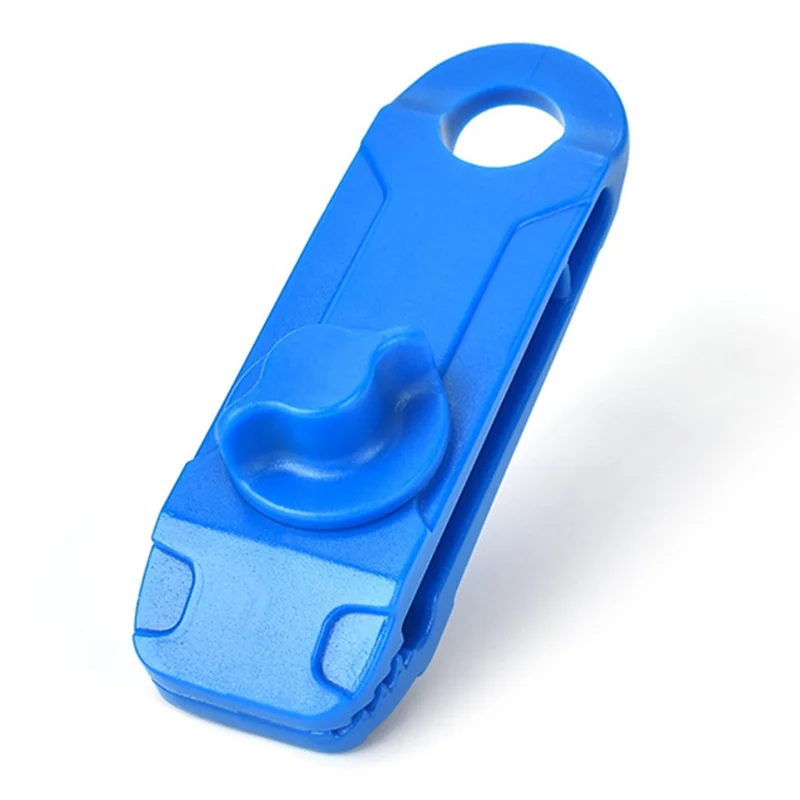 5Pcs / Set Outdoor Tent Canopy Tarp Clip Awning Windproof Fixed Buckle Clip for Camping Hiking - Blue