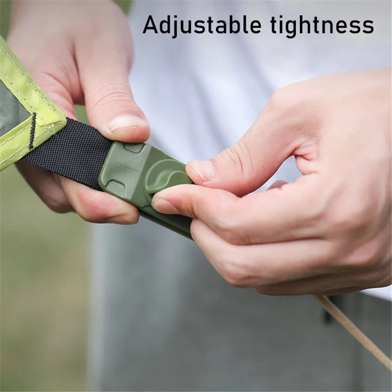 5Pcs / Set Outdoor Tent Canopy Tarp Clip Awning Windproof Fixed Buckle Clip for Camping Hiking - Mud Colored