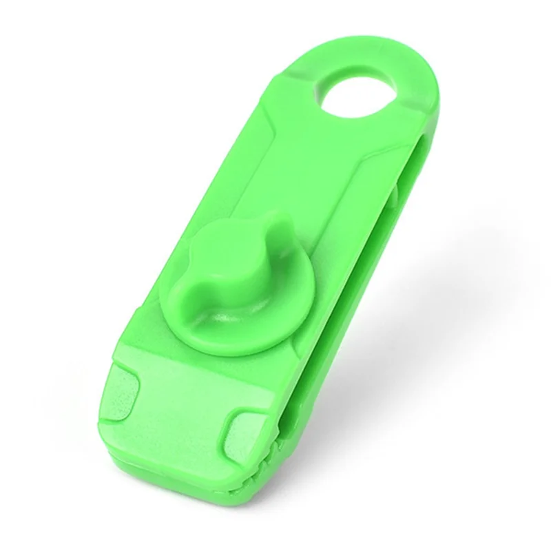 5Pcs / Set Outdoor Tent Canopy Tarp Clip Awning Windproof Fixed Buckle Clip for Camping Hiking - Green