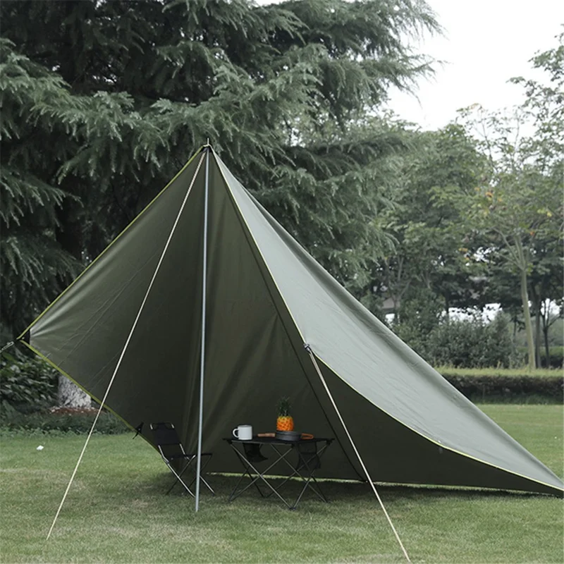 5Pcs / Set Outdoor Tent Canopy Tarp Clip Awning Windproof Fixed Buckle Clip for Camping Hiking - Green