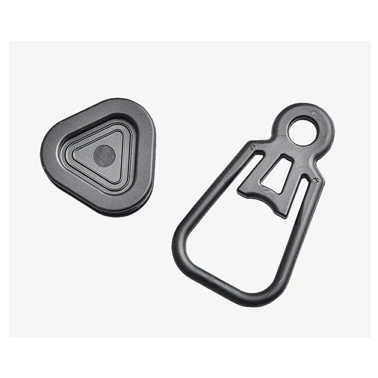 10Pcs Outdoor Camping Awning Windproof Rope Fixing Buckle Plastic Tent Rope Triangle Clips - Green