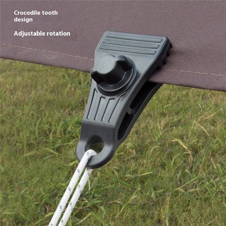 10Pcs Heavy Duty Tent Clamps Outdoor Windproof Tarp Canopy Plastic Clips
