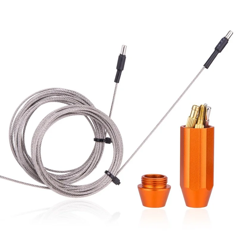 ZTTO 10m Bicycle Internal Cable Noise Reduction Foam Tube Anti Rattle Brake Shifter Cable Silencer - Orange