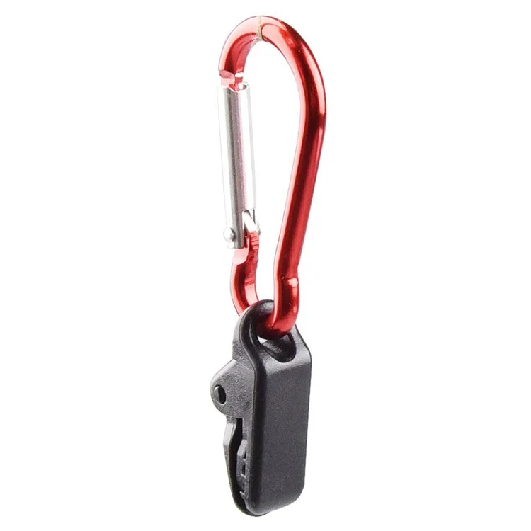 LUCKSTONE Moschettone portatile da esterno per campeggio, tenda, barbecue, tela antivento 