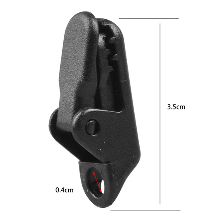 LUCKSTONE Moschettone portatile da esterno per campeggio, tenda, barbecue, tela antivento 