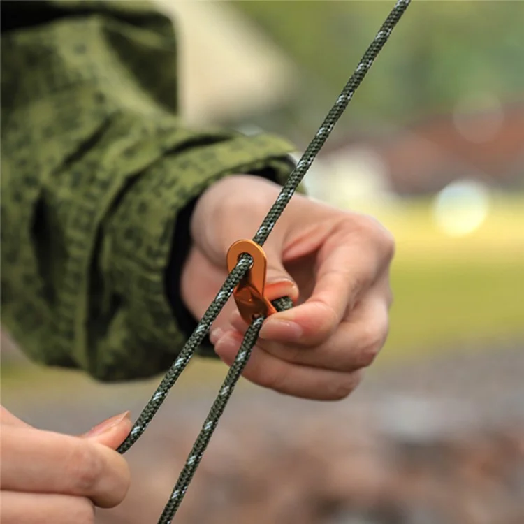 6 Paquetes de Carpas Reflectantes Para Acampar a Prueba de Viento 4 Mmx4m Con Tensor de Cordón Para Pescar, Caminar, Mochilero, Rescate de Emergencia - Azul