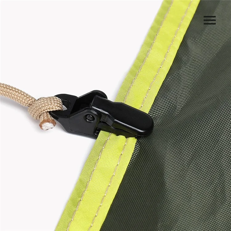 HALIN 10 Pezzi / Set Morsetto a Coccodrillo Clip Alligatore per Tenda da Campeggio Tenda Parasole Antivento Fissaggio per Outdoor Campeggio - Nero