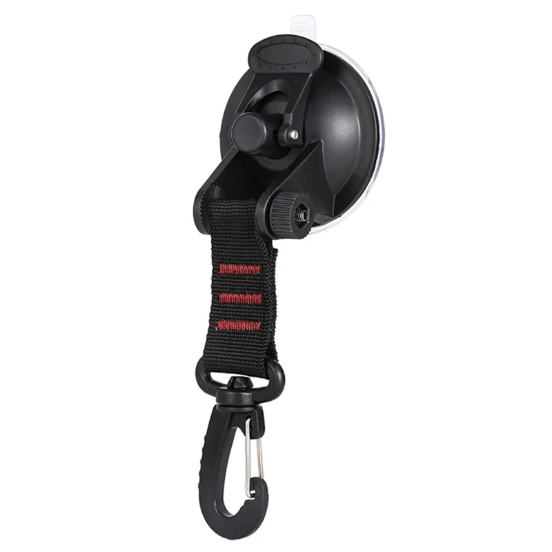 HALIN 4Pcs Car Side Awning Suction Cup Anchor Car Travel Camping Tarp Sucker Securing Hook - Red