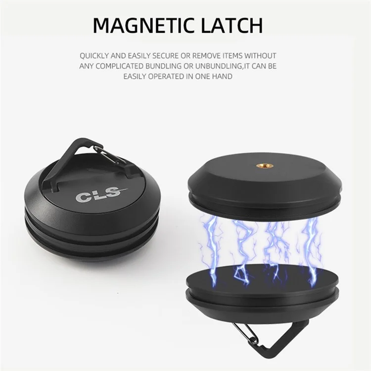 Gancho Magnético CLS ABS+Aço Inoxidável+Suporte de Imã para Barraca de Camping - Verde Exército
