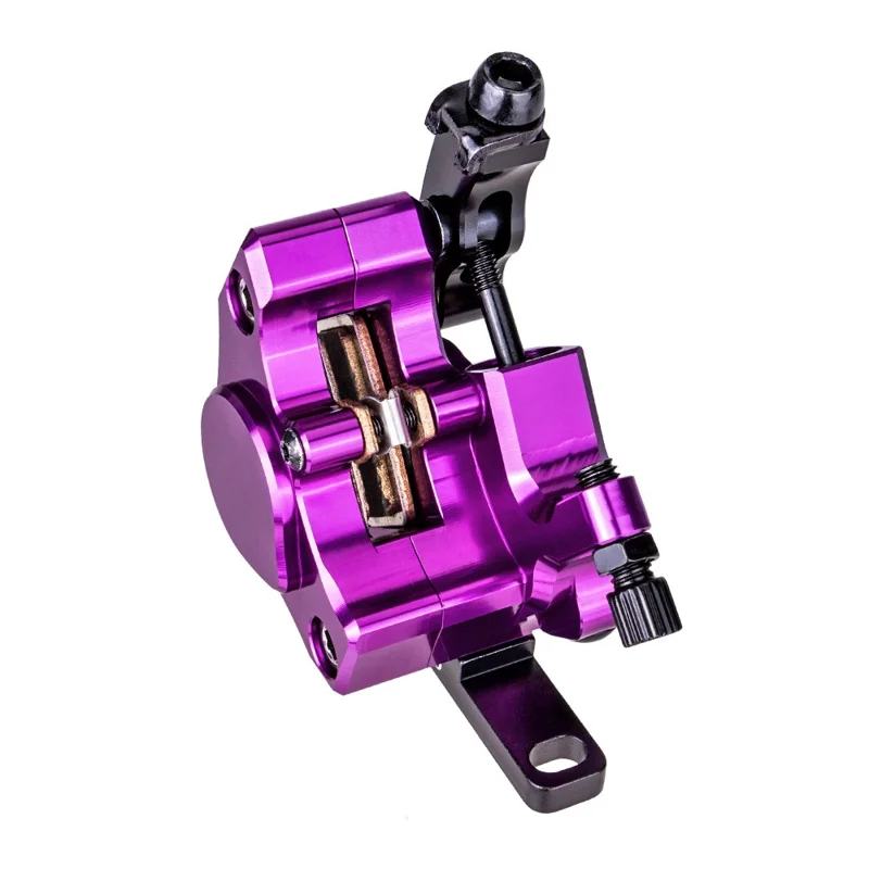 ZTTO Lightweight Aluminum Alloy Road Bike Flat Mount Disc Brake Caliper Set - Red