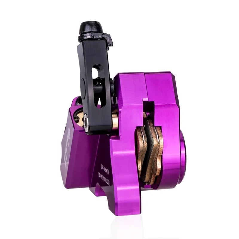 ZTTO Lightweight Aluminum Alloy Road Bike Flat Mount Disc Brake Caliper Set - Red