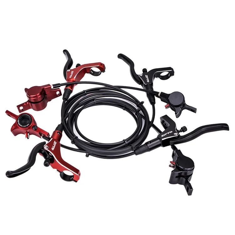 ZTTO DFH-04 Mountain Bike CNC Aluminium-Legierungs-Bremshebel-Bremssattel-Set - Rot