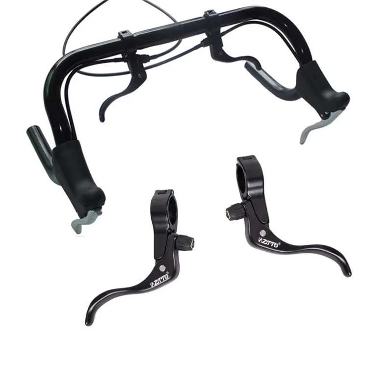 ZTTO 1 Pair MTB Bike Auxiliary Brake Lever Aluminum Alloy Bicycle 22.2mm Handlebar Brake Lever Handles