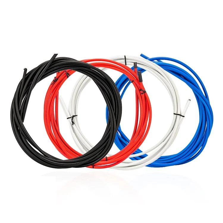 ZTTO Universal Bike Shift Derailleur Cable Bicycle Brake Cable Housing Replacement Kit - Red